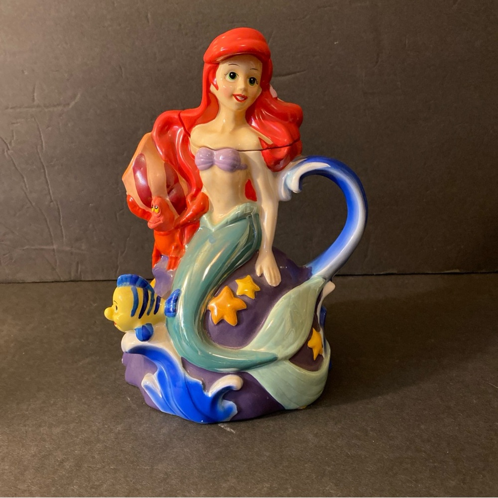 Ariel Ceramic Teapot with Sea Life Design
